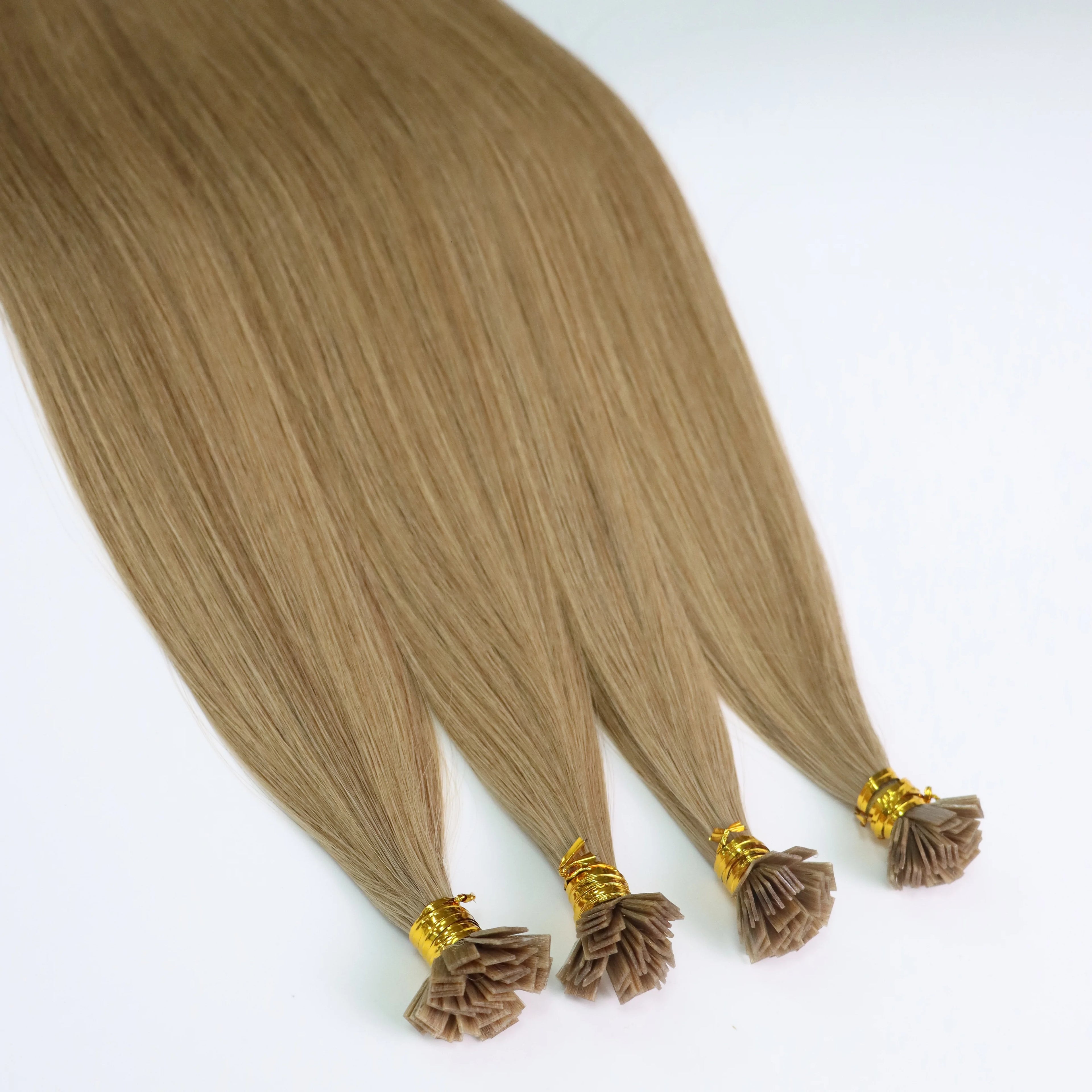 Wholesale K-Tip Vietnamese Virgin Remy Human Hair Extensions Premium Double Weft Bundles Custom Colors Textures Cuticle Aligned