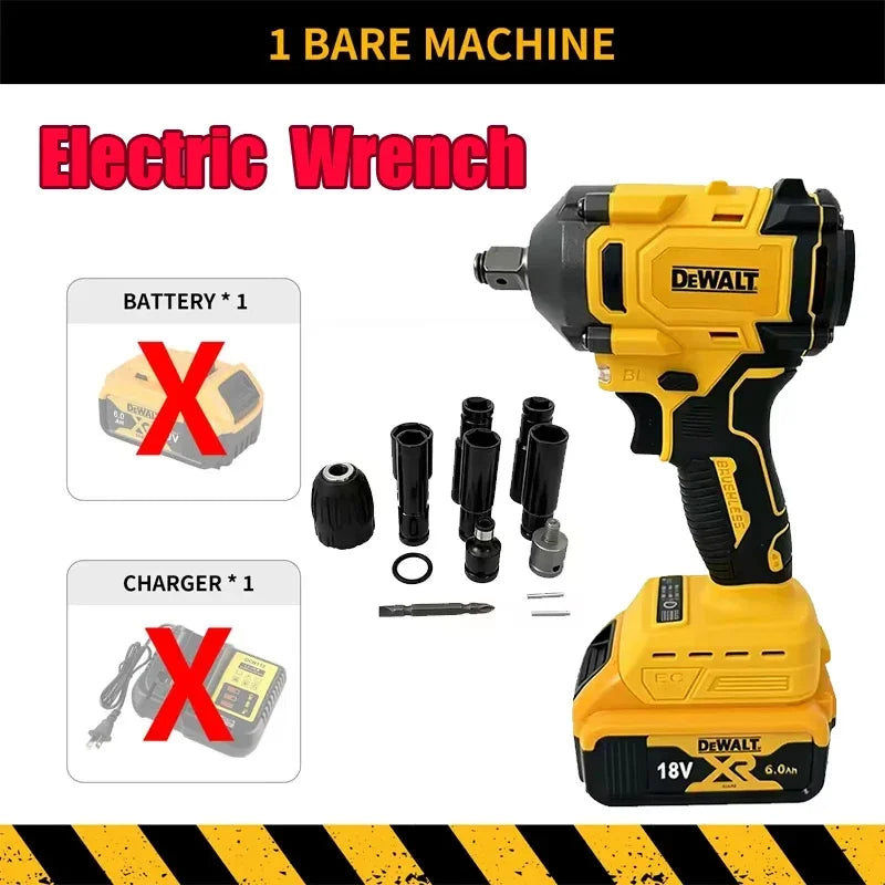 DeWalt Power Tools Cordless Brushless Angle Grinder Cutter Electric Wrench Electric Hammer Chainsaw Polisher Air Pump for 18V