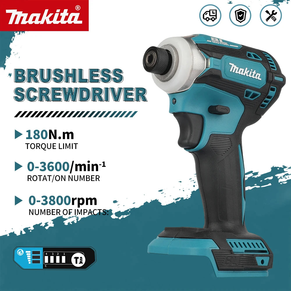 Makita DTD171 Versatile Impact Driver for DIY and Professional Use Furniture, Decking, Automotive and Construction tools