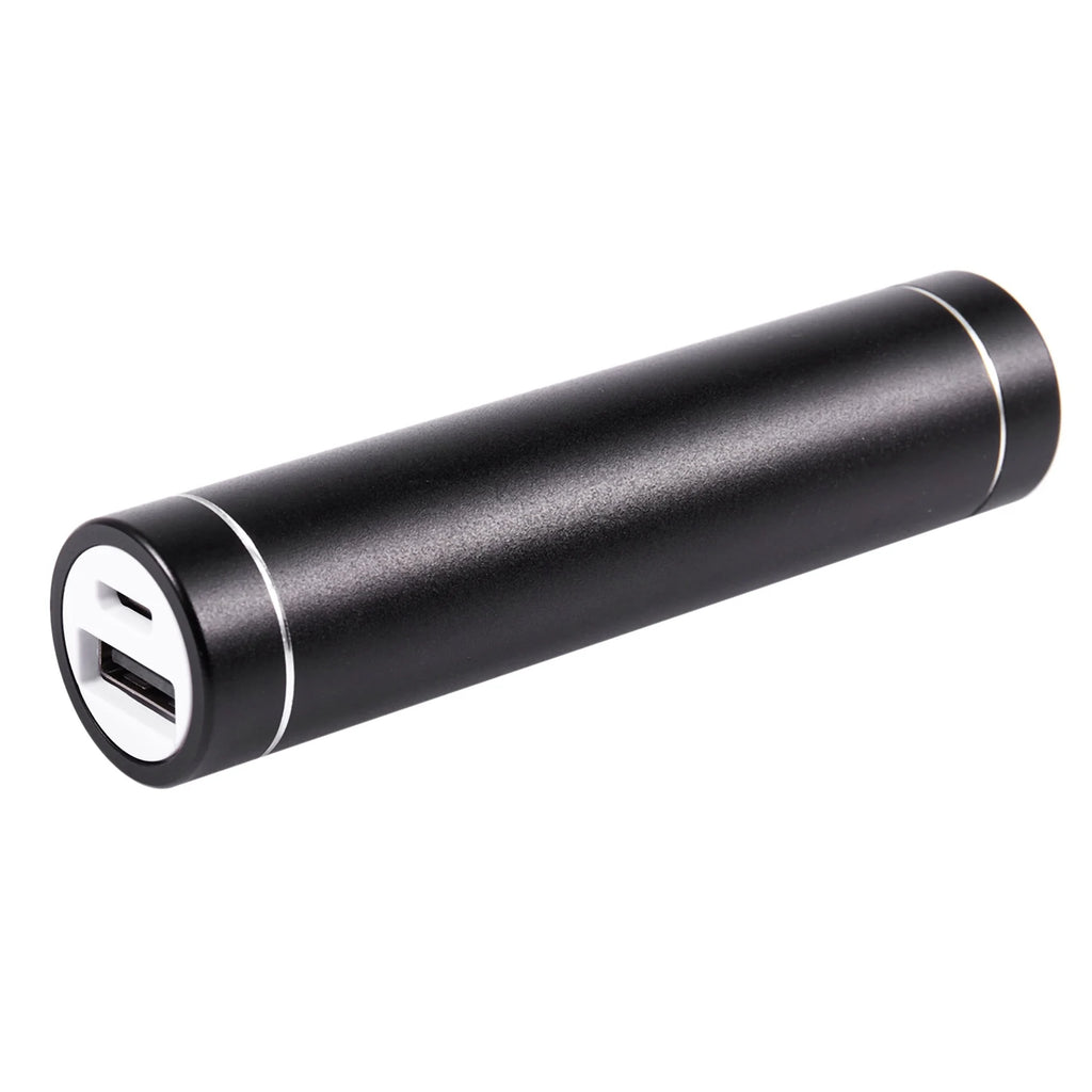 2X 2600MAh Portable External USB Power Bank Box Battery Charger for Mobile Phone(Without Battery) Color:Black