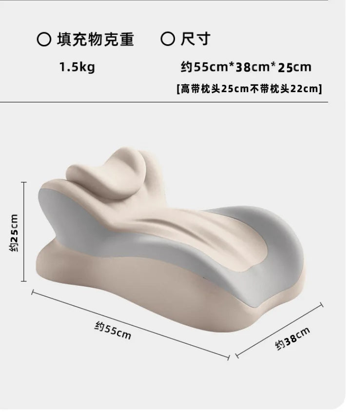 Multifunctional Memory Foam Prone Pillow Reading Support