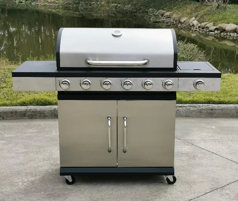 Customized Stainless Steel Garden BBQ Gas Grill Modular Outdoor kitchen