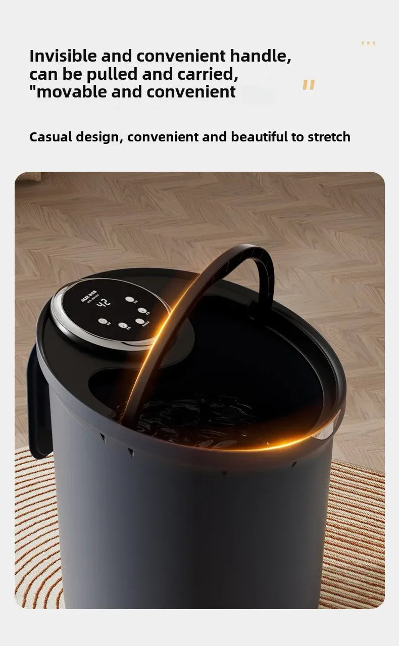 Fully Automatic Constant Temp Massage Foot Bath Tub Household Relax Foot Soak Basin