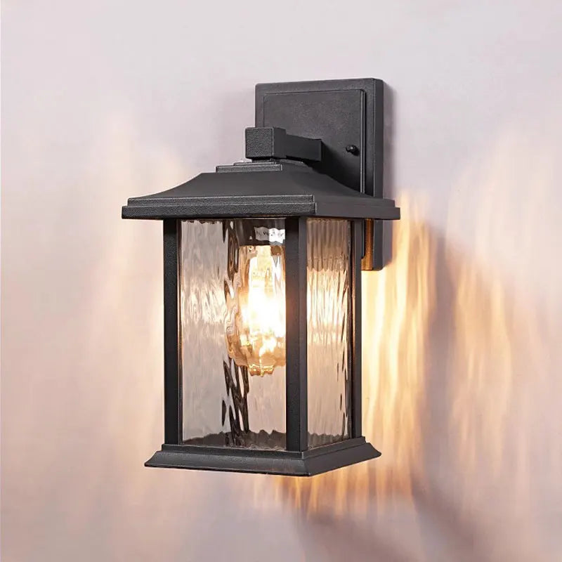 Outdoor Retro Waterproof Wall Lamps for Villa Corridor Garden Aluminum Exterior Wall Garden Walkway Decor Lighting