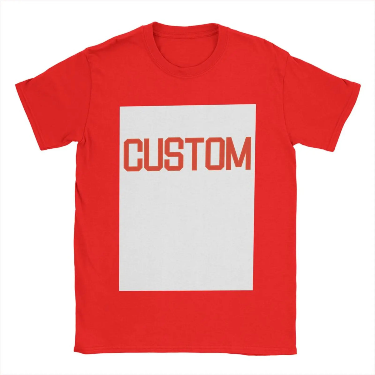 Premium Customized T Shirt Logo Picture Printing 100% Cotton Custom Brand T-Shirt Short Sleeved Print Your Own Design O Neck Tee
