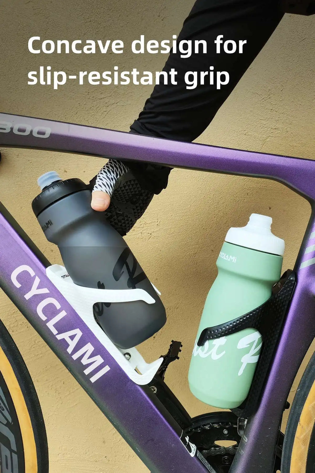 CYCLAMI Cycling Water Bottle 650ml Ultra Light Leak-proof Squeezable Camping Hiking Sports Bicycle Kettle Rapha 750ml Kettle