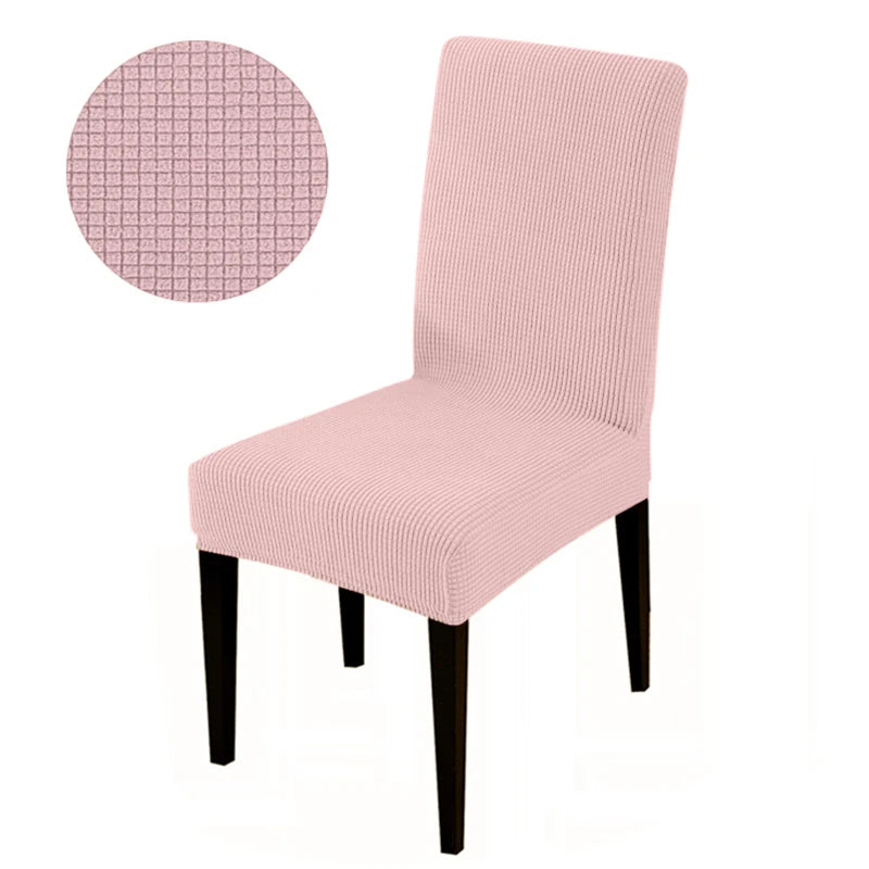 Chair cover with back Jacquard Fabric Universal Size Cheap Chair Cover Big Elastic Chair Covers Chair For kitchen Living Room