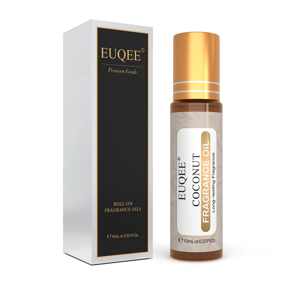 EUQEE 10ml Fragrance Oil Roll-On Long Lasting Scent La Vie Est Belle CHANCE Jadore Cotton Strawberry Mango for Diffuser Burner