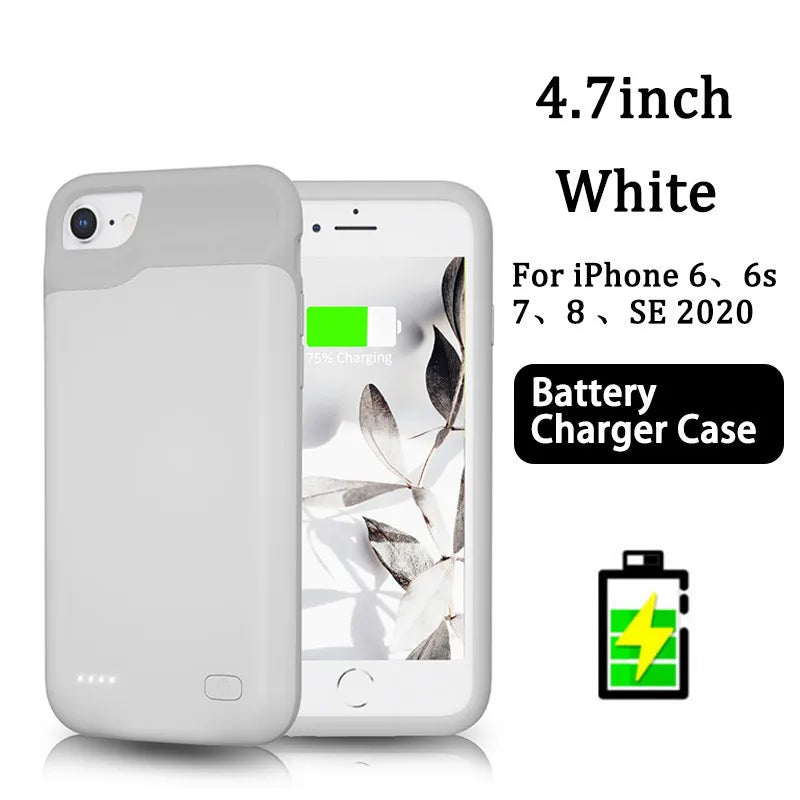 For iphone 14 Pro Max Battery Case For iphone 12 11 Pro Max Smart Power Bank Charger Cover for iPhone XS Max XR 7 8 Plus SE2 SE3