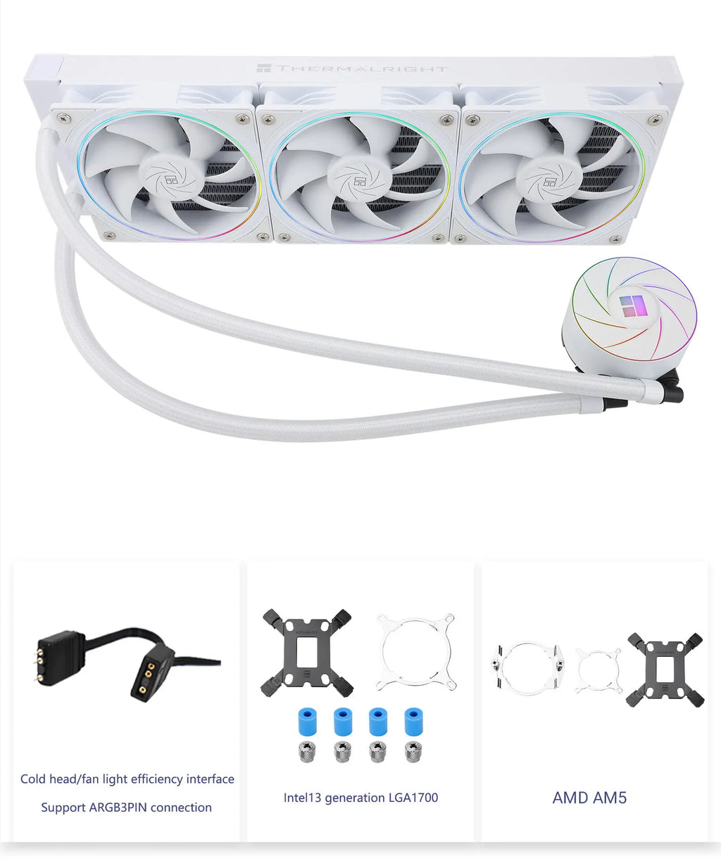 Thermalright Aqua Elite 360 V2 integrated water cold radiator supports multi -platform Intel LGA1700/115X/AMD AM4/AM5/AM5