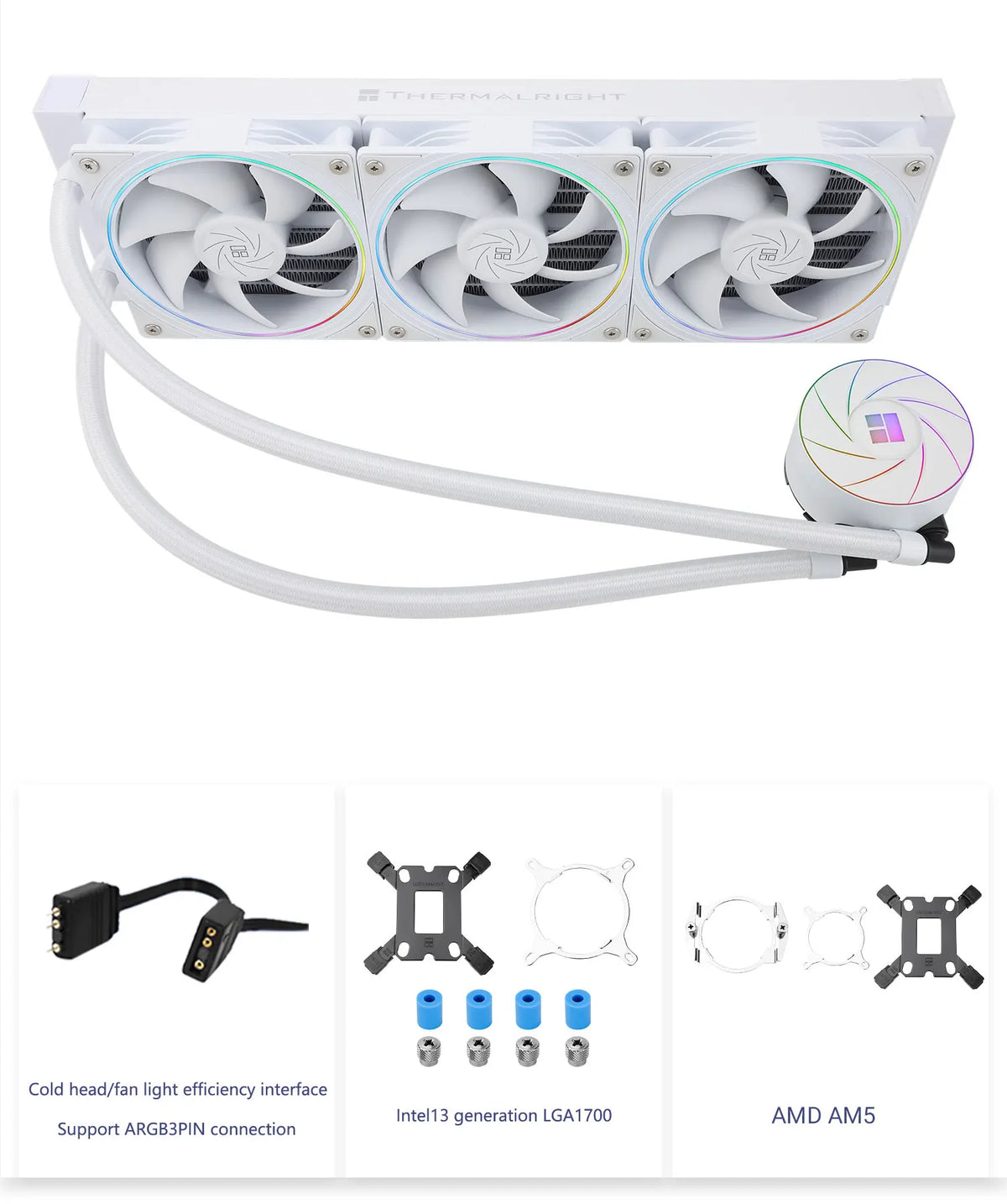 Thermalright Aqua Elite 360 V2 integrated water cold radiator supports multi -platform Intel LGA1700/115X/AMD AM4/AM5/AM5