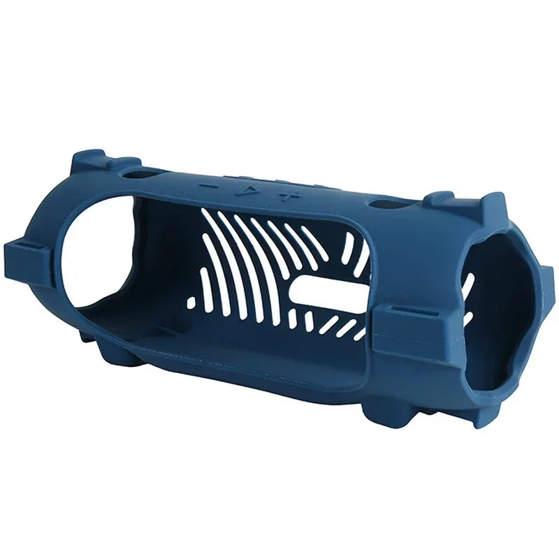 Newest Soft Silicone Case Cover Skin With Strap Carabiner for JBL Charge 6 Portable Waterproof Wireless Bluetooth Speaker