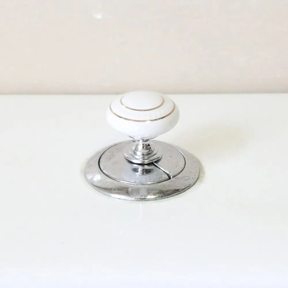 New Ceramic Round Shaped Toilet Tank Button Universal Labor-saving Furniture Handle Toilet Flush Button Toilet