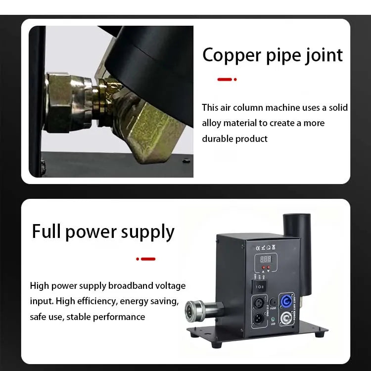 Professional Stage Effect Digital DMX Stage Effect Equipment Single Pipe Carbon Dioxide Gas Column Fog Smoke Co2 Jet Machine