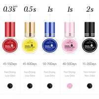 Colored Lashes Eyelash Extensions C/D/L/LU(M) Curl Mix 8-15mm Natural Soft Individual Green/Blue/Brown/Purple/Pink Eyelashes