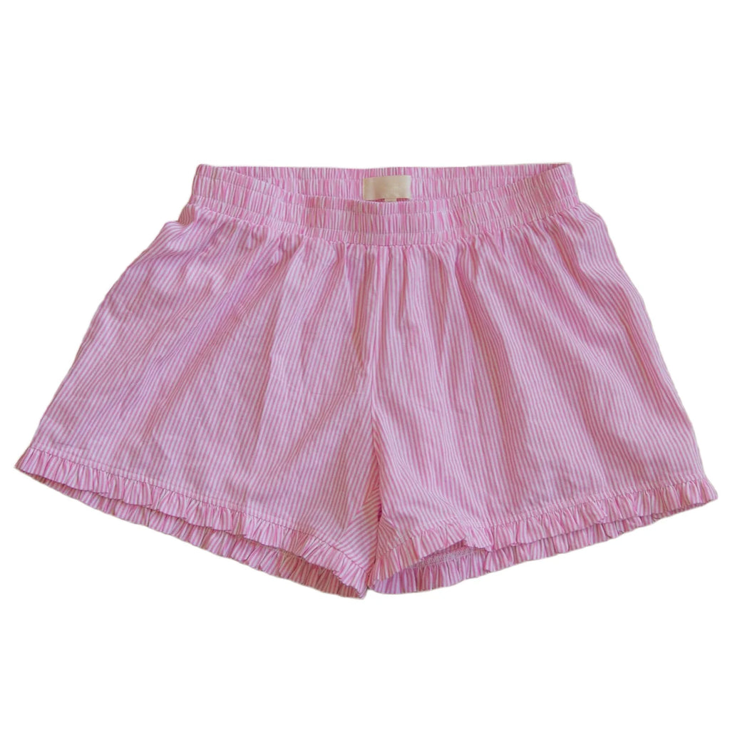 Boxers for Women Y2K Aesthetic Elastic Waist Striped Plaid Print Pajama Shorts Teen Girls Summer Cute Lounge Bottoms Sleepwear