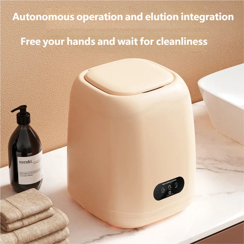 Small Washing Machine for Underwear Children's Clothes mini Washer fully automatic Portable Washing Machine with Spin Dryer 220V