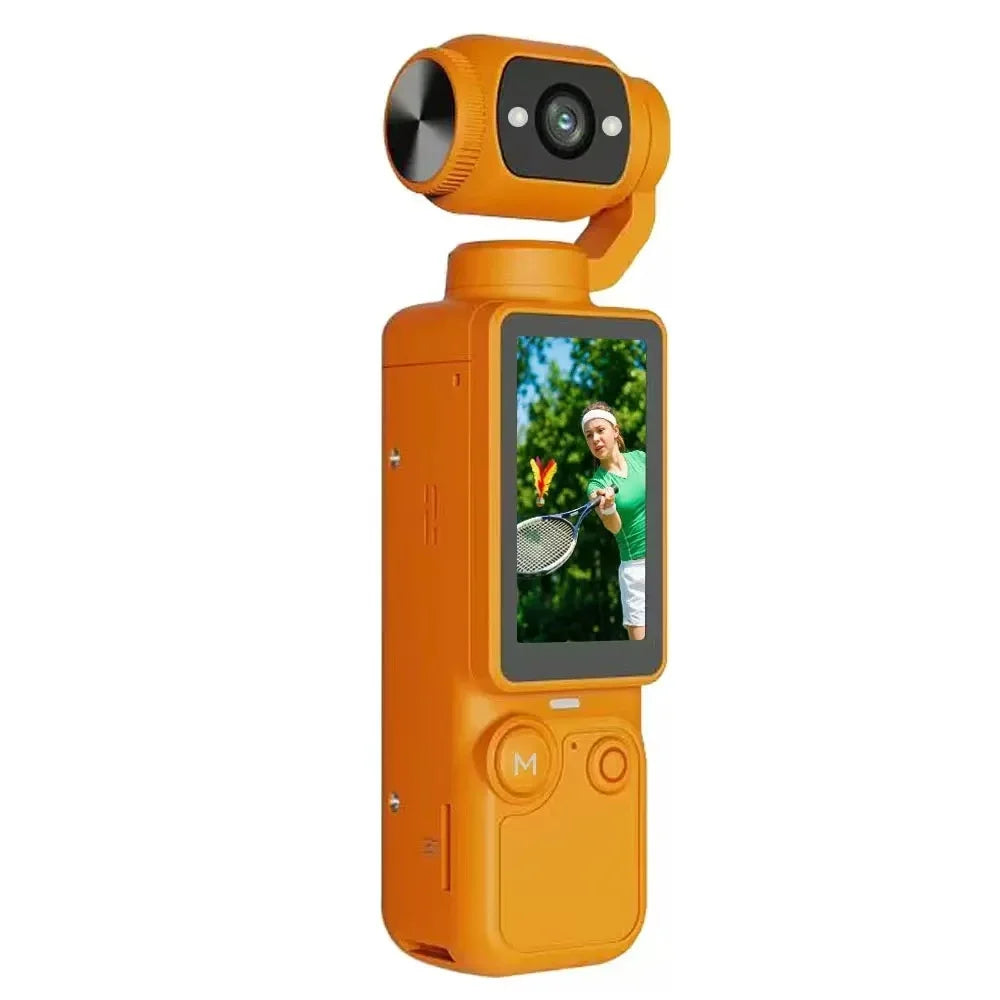 4K Ultra HD Waterproof Action Camera 270° Rotatable Wifi Cam Handheld with Waterproof Case Vlog Bicycle Portable Sport Camcorder