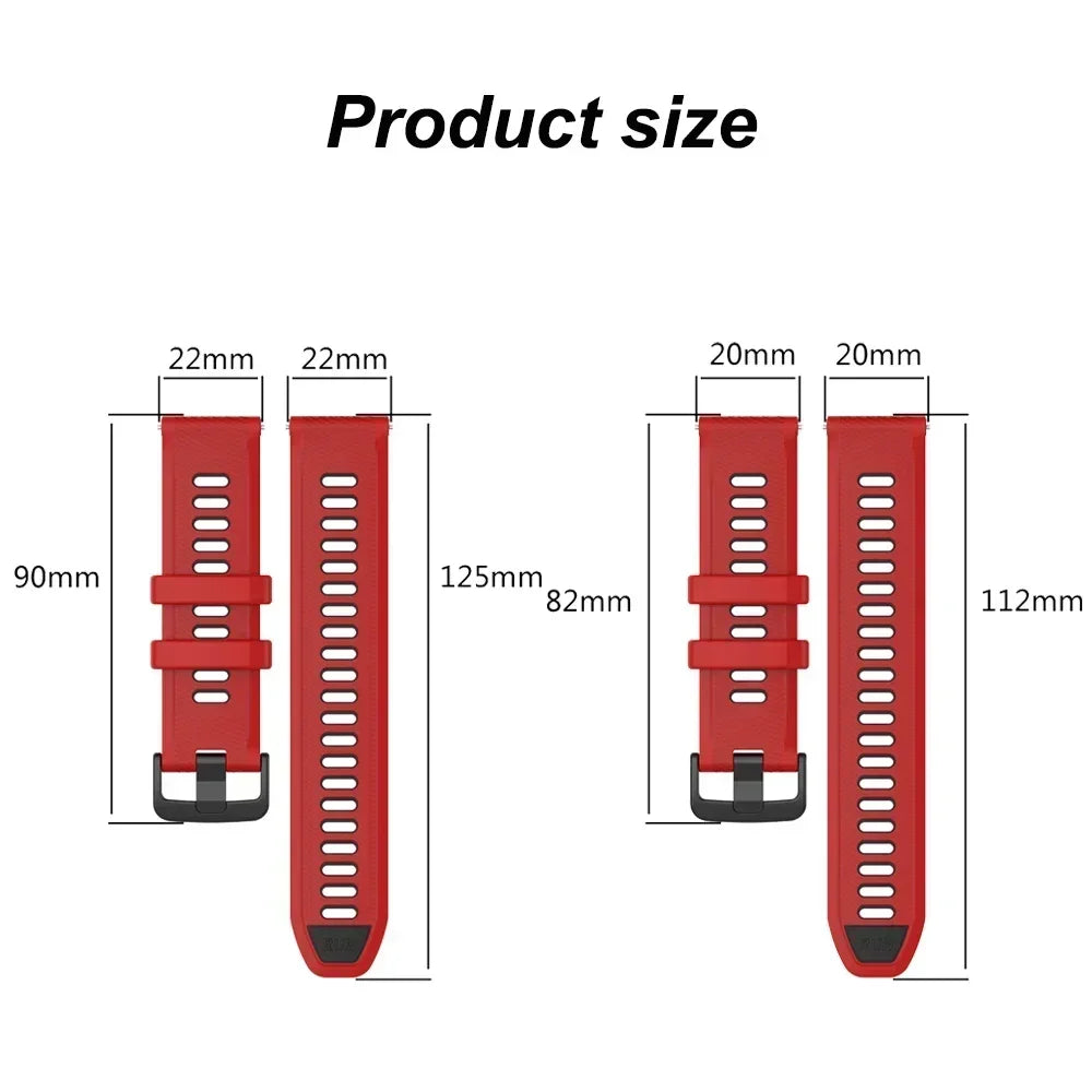 Silicone Bracelet Strap For COLMI P71/P81/P82/P73/P76/P78 Replacement Watch Band 20 22mm For COLMI C81/V68/V70 Sport WristStrap