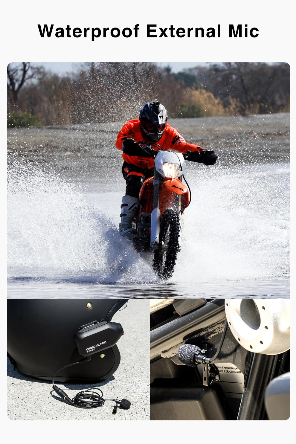 Drift Ghost XL Pro 4K PLUS HD Action Camera 3000mAh Battery WiFi IPX7 Waterproof Rotatable Lens Helmet Cam Motorcycle Bicycle