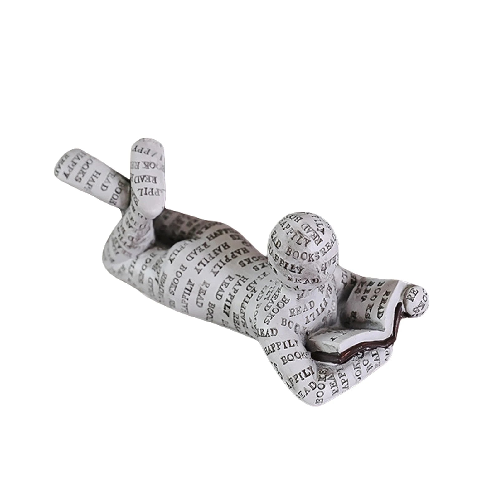 Reading Women Reading Figurines Decor Nordic Modern Thinker Statue Modern Abstract Art Sculpture Resin Bookshelf Decor Gift