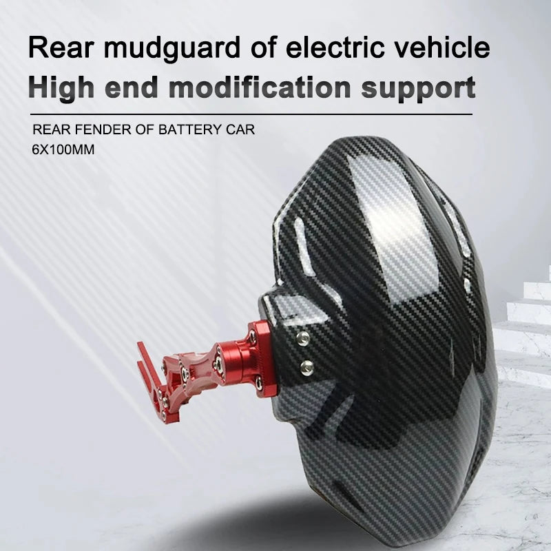 Motorcycle And Bike Adjustable Imitation High-quality Carbon Fiber Rear Wheel Fender Mudguard Universal Extender Accessories