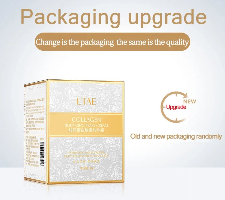 Anti-Wrinkle Face Cream Collagen Pearl Firming Lift Fade Fine Lines Caviar Moisturizing Smooth Brighten Korean Skin Care Product