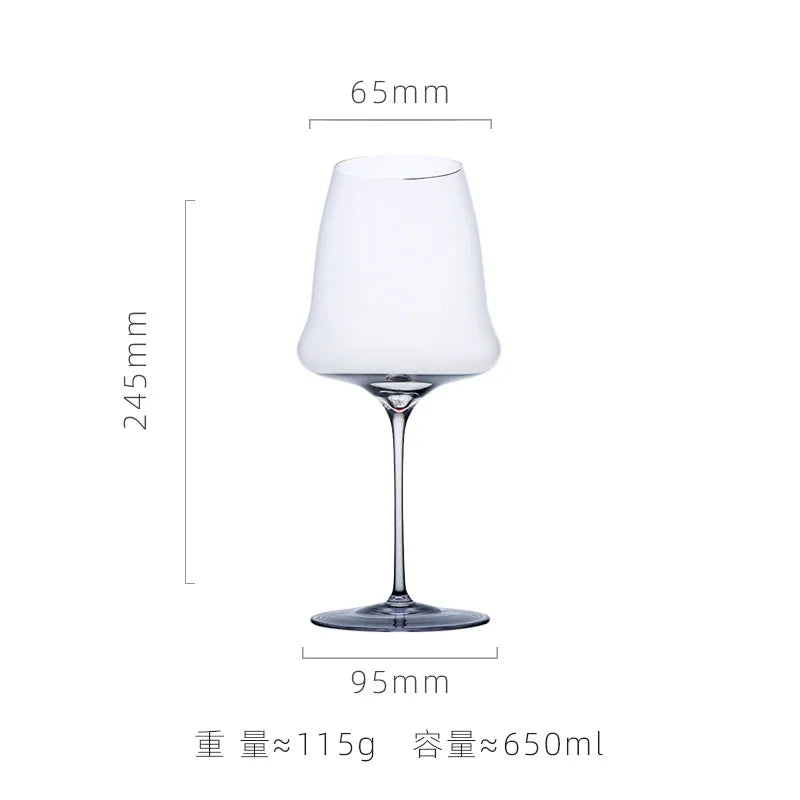Transparent Thin Cloud Red Wine Glasses Goblets Light Luxury Crystal Glasses Burgundy Wine Glasses Champagne Glasses Thin Stems