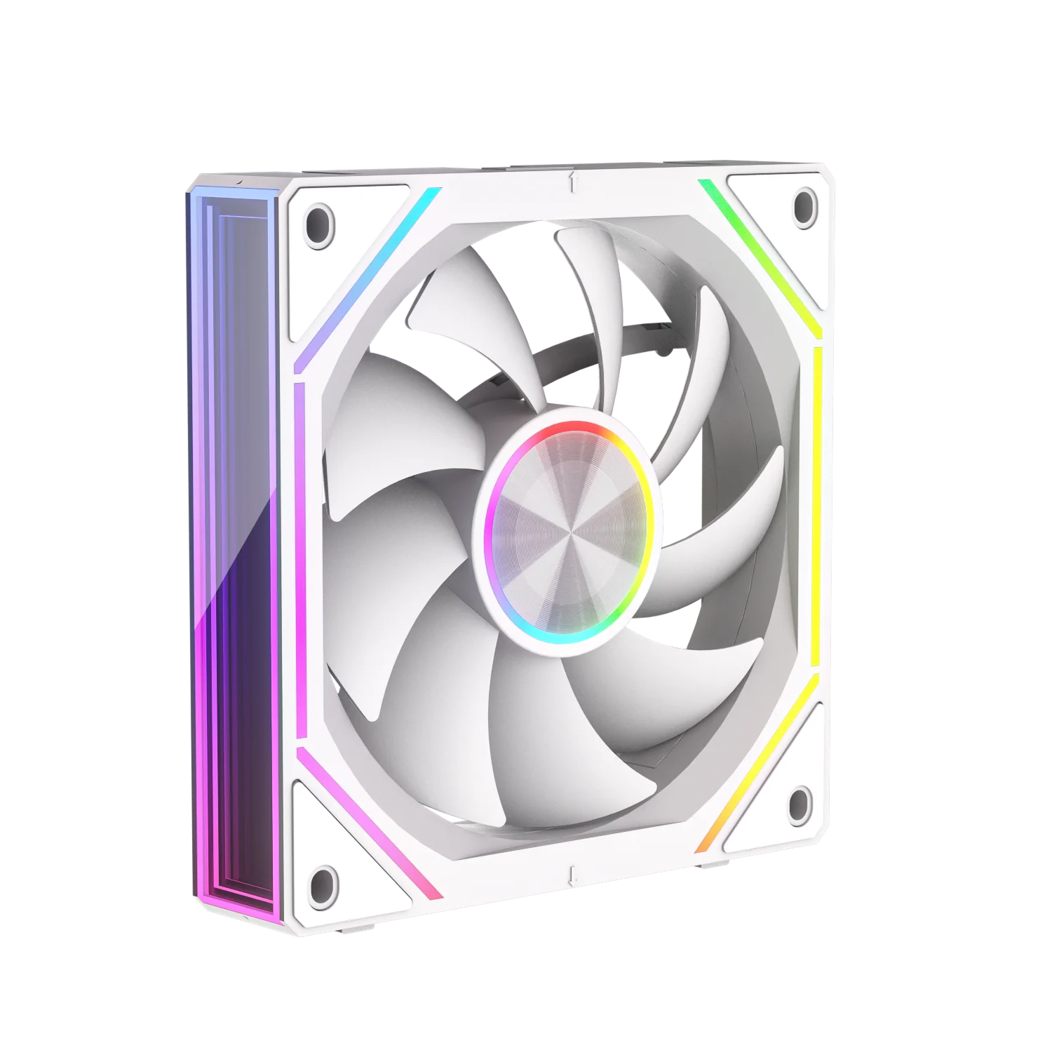 Power Train X-GAMERX PRISM 8RS ARGB Fan 800-1800RPM CPU Cooling Fan PWM Quiet Integrated Building Block Case Fan