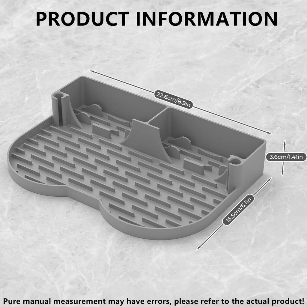 Silicone Tumbler Dry Rack Non-Slip Tumbler Drying Station Sports Bottle Drainer Stand for Stanley Cup Lid Straw