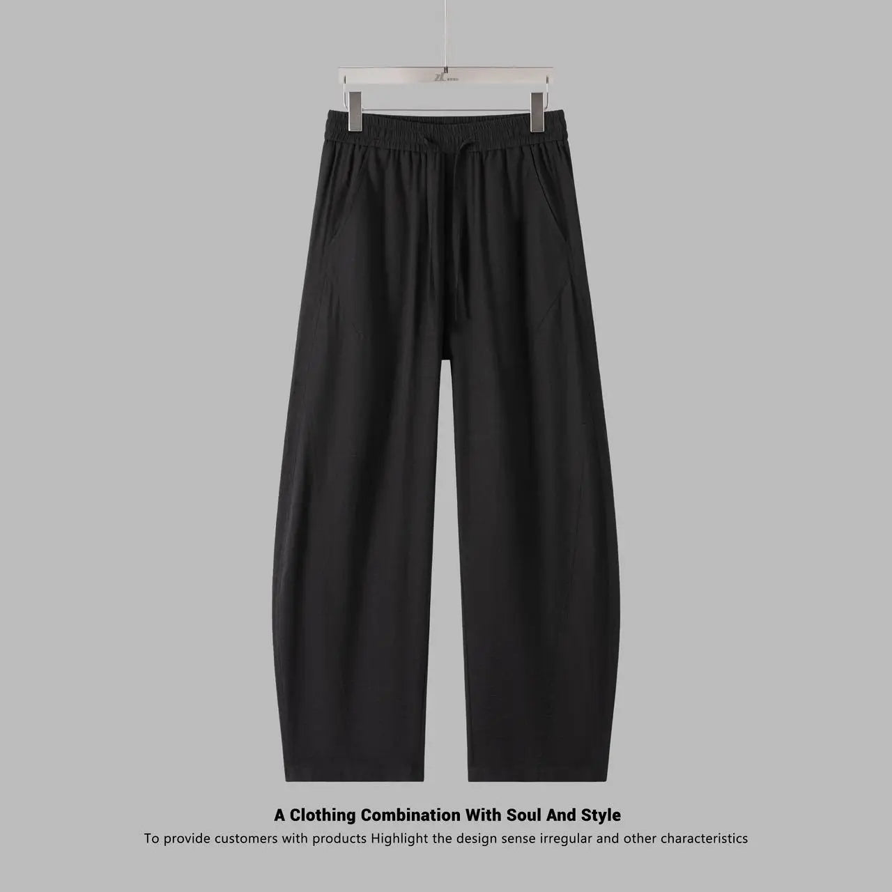 Spring/summer Japanese Retro Work Pants Men Women Breathable Loose Baggy Curved Pants Streetwear Cityboy Casual Balloon Pants