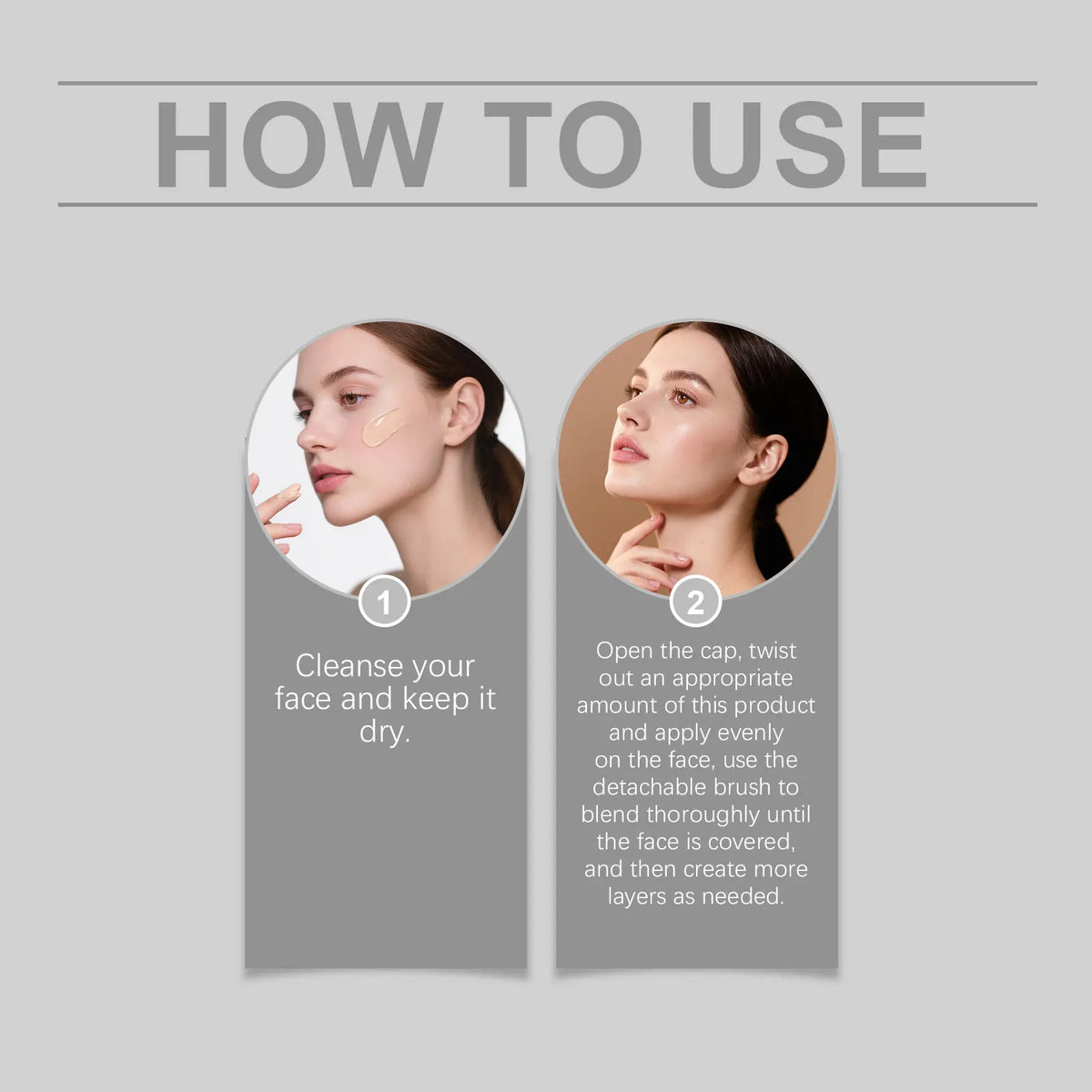 Foundation Stick Natural Persistent No Trace Makeup Feeling Even Skin Tone Invisible Pores Decorate Fine Lines Concealer Stick