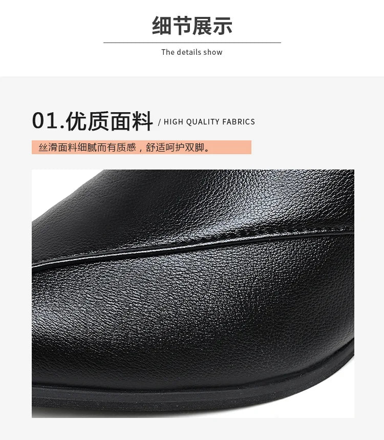 Autumn and Winter 2024 Women Boots British Style Fashion Boots for Women New Thick Heeled Oversized Fashion Short Boots