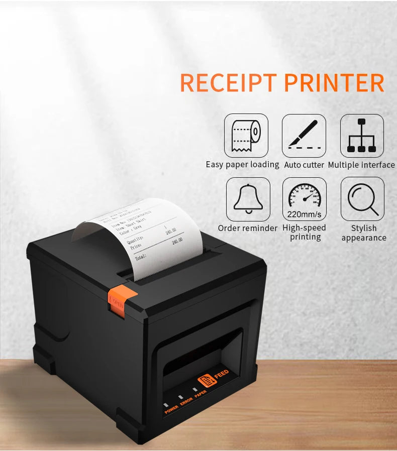 Thermal Label Printer USB LAN Shipping Label Printer 3 Inch