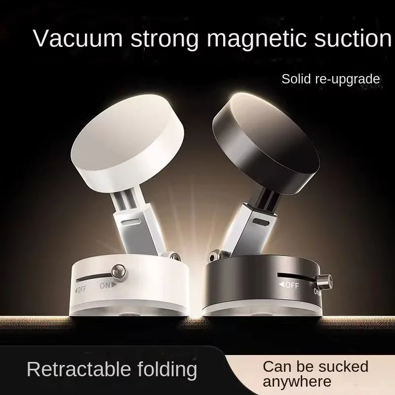 Suction Cup Magnetic Phone Holder Lazy Multi-functional Foldable Storage Holder Vacuum Suction Phone Holder