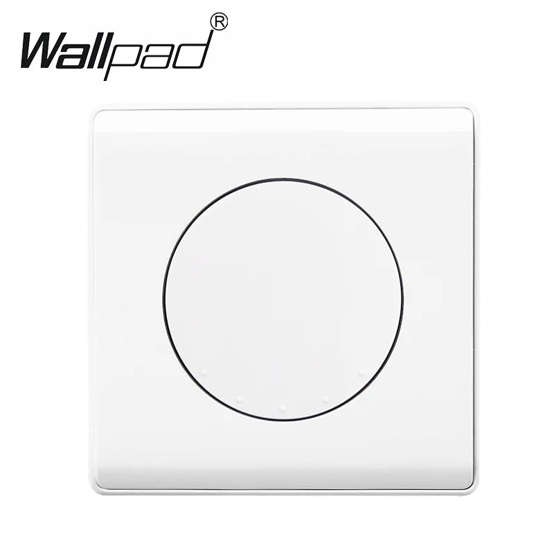 1 2 3 4 Gang Switch with LED Indicator White Plastic PC Panel On and Off Push Button Rocker 1 2 Way