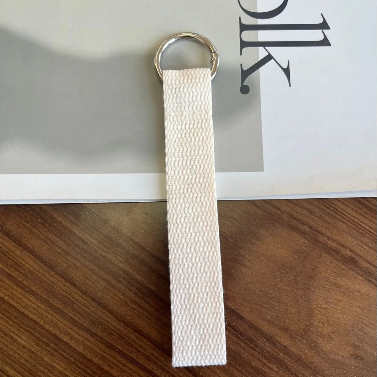 Thick Key Lanyard 2.5cm Wide Webbing Cloth Key Rope Black Pink Man Woman Anti-lost Key Chain for Car Key Can do DIY embroidery