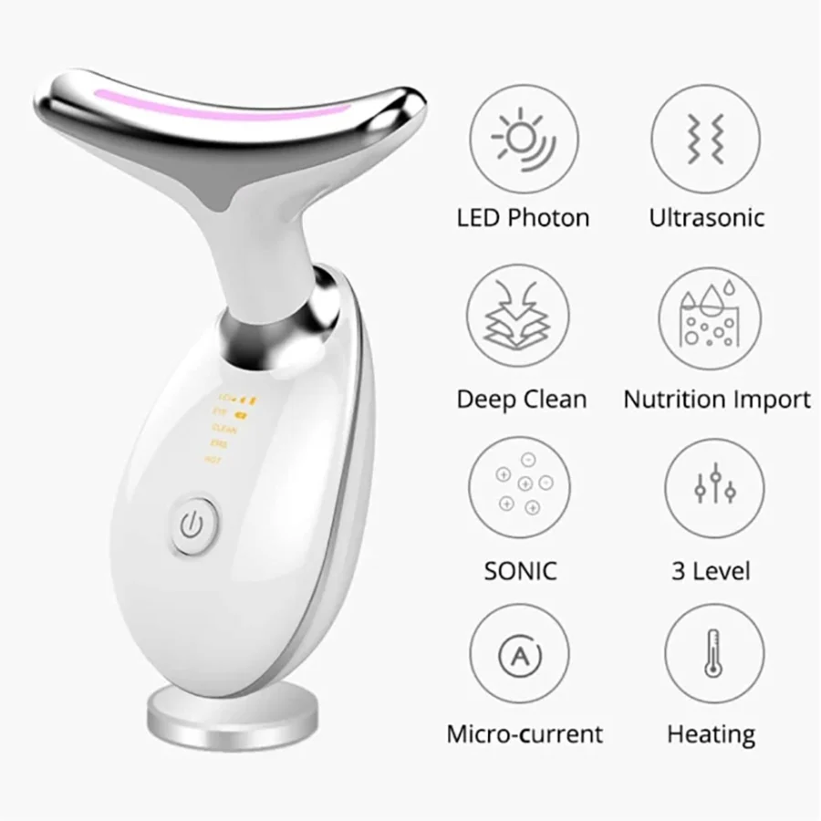 Facial and Neck Lifting Beauty Device, Facial and Neck Lifting Massage Tool, Makes You Look 20 Years Younger.