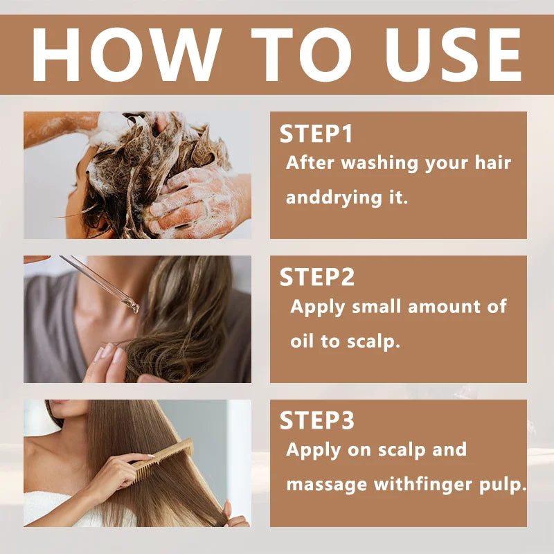 YUITIKUE 5 Days Hair Nutrient Solution 30ml - Ginger & Rosemary Scalp Serum for Fuller, Thicker Hair