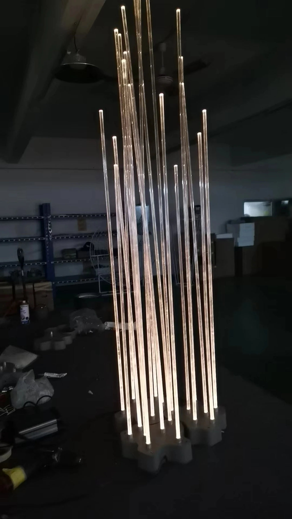 Fiber Reed Floor Lawn Landscape DC12v RGB 3000k 7W 11w Support DMX512 Outdoor Garden Light