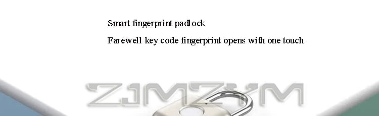 Portable Smart Fingerprint Lock USB Electronic Safety Locks Keyless Luggage Bag Padlock Fingerprint Unlock Fingerprint