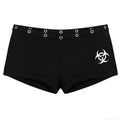 Gothic Style Garbage Rock American Fashion Y2K Shorts with Rivet Design Hip-Hop Chic Print Street Wear Punk Hot Pants Retro