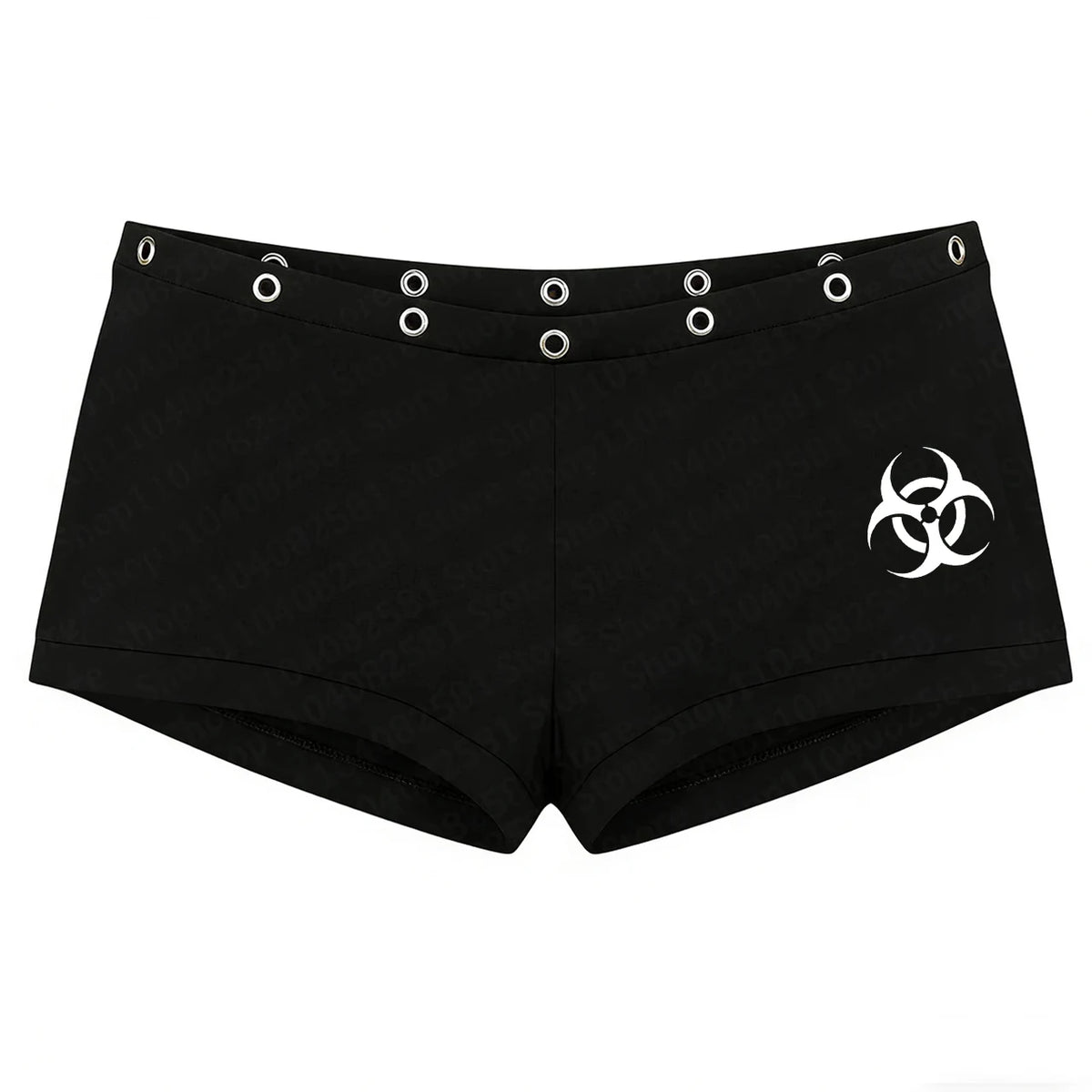 Gothic Style Garbage Rock American Fashion Y2K Shorts with Rivet Design Hip-Hop Chic Print Street Wear Punk Hot Pants Retro