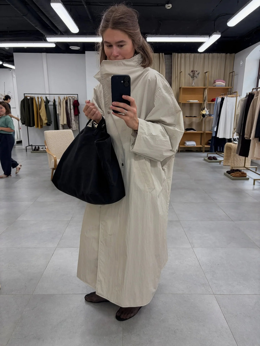 Women Green Oversized Belt Overcoat Elegant Long Sleeve Pleated Lapel Lace Up Windbreaker Autumn Lady Daily Street Outerwears