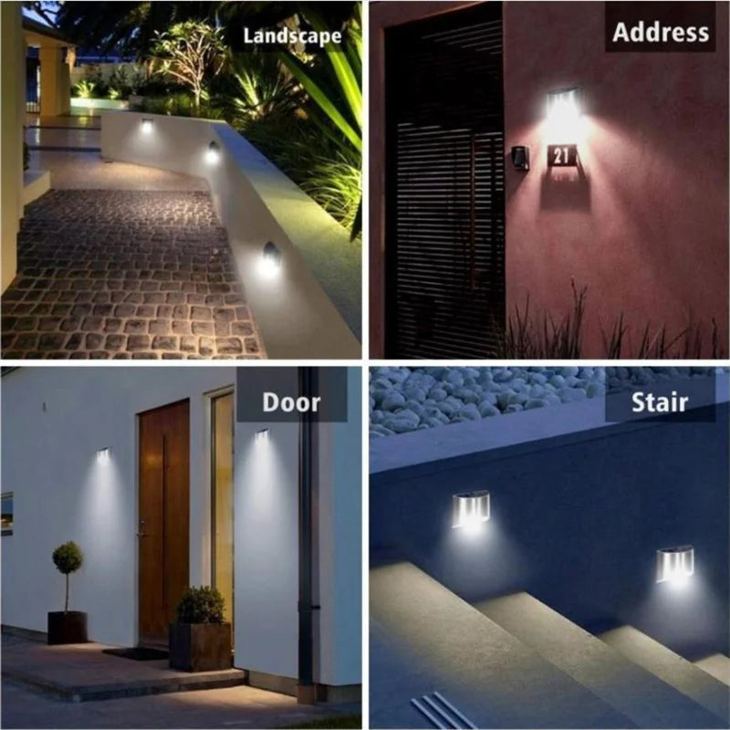 Solar Led Light Outdoor Light Control Solar Lights Solar Powered Garden Decoration Outdoor Street Lights Solar Lamp Wall Light