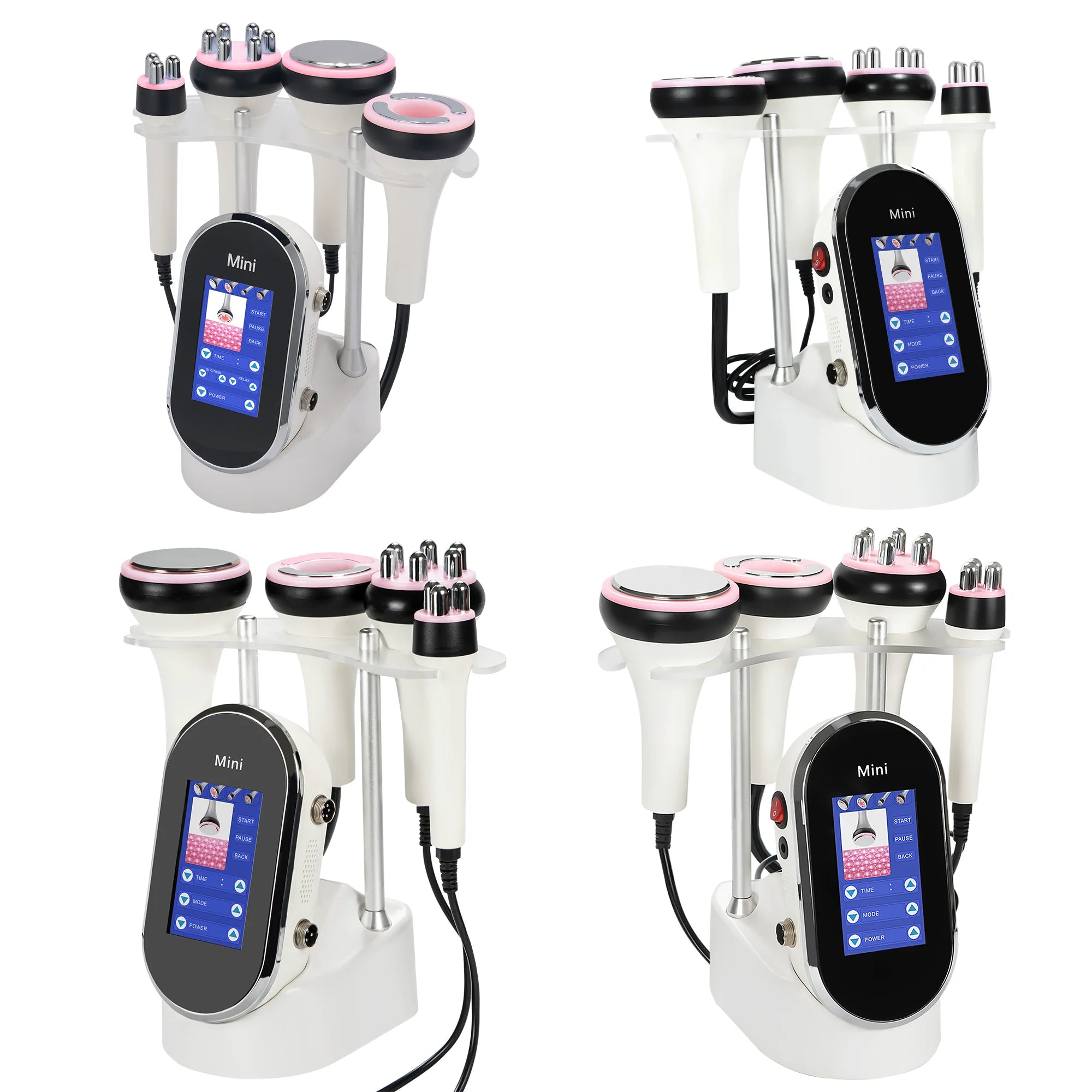 40K 4-in-1 Cavitation Ultrasonic Beauty Machine Body Care Massage Device for Home and Spa Use