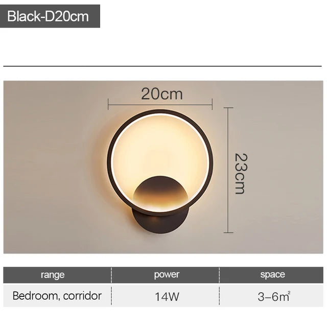 Modern Led Ceiling Light The Bedroom Black White Square Ring Lamp Living Room Study Nursery Indoor Lighting Fixture