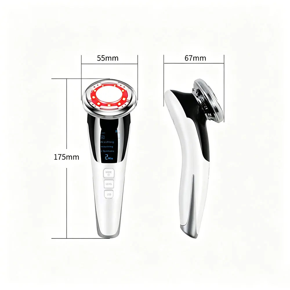 Facial Massager Microcurrent Face Lifting Deep Cleaning Wrinkle Removal Cool Compress Skin Tighten Skincare Beauty Device