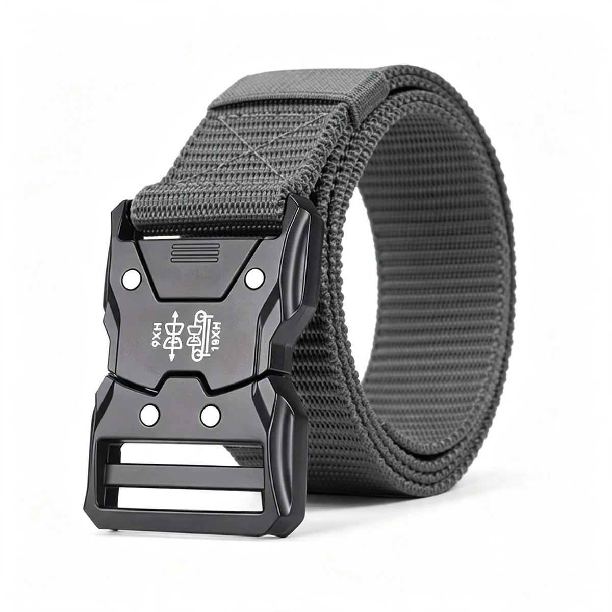 2-Pack Unisex Multifunctional Tactical Nylon Belt Breathable Canvas Weave for Outdoor Sports And Training
