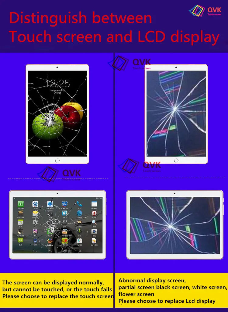 5.5 Inch For Sunmi V2 POS Terminal PDA Android Handheld Cash Register LCD Display LCD Assembly Touch Screen Sensor V2
